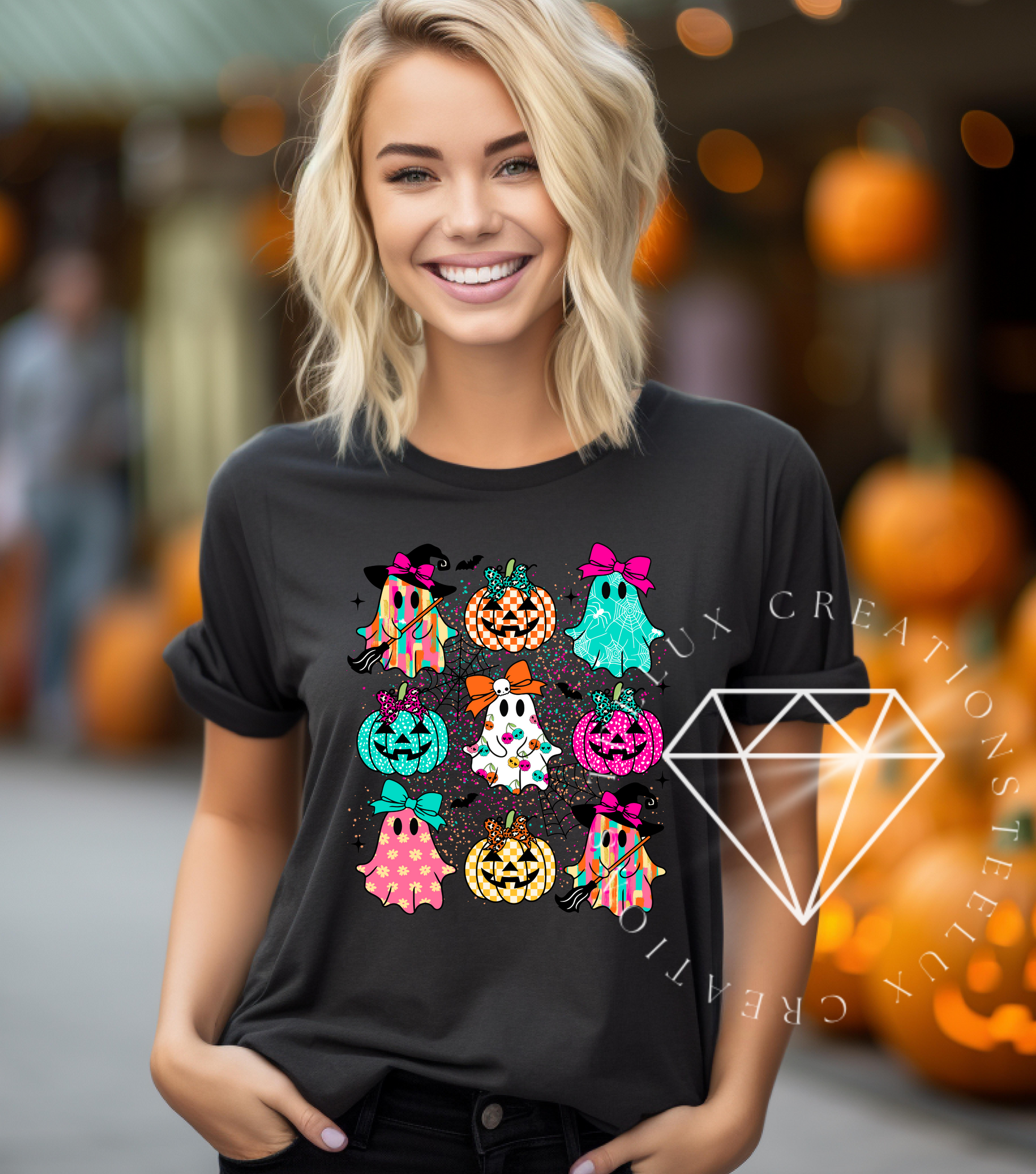 Colorful Ghost Coquet Tee